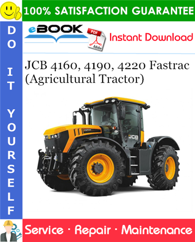Thumbnail ☆☆ Best ☆☆ JCB 4160, 4190, 4220 Fastrac (Agricultural Tractor) Service Repair Manual