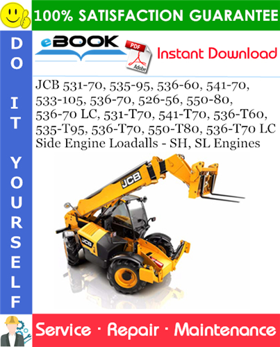 Thumbnail ☆☆ Best ☆☆ JCB 531-70, 535-95, 536-60, 541-70, 533-105, 536-70, 526-56, 550-80, 536-70 LC, 531-T70, 541-T70, 536-T60, 535-T95, 536-T70, 550-T80, 536-T70 LC Side Engine Load