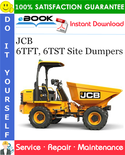 Thumbnail ☆☆ Best ☆☆ JCB 6TFT, 6TST Site Dumpers Service Repair Manual
