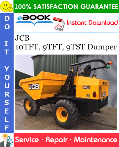 Thumbnail ☆☆ Best ☆☆ JCB 10TFT, 9TFT, 9TST Dumper Service Repair Manual