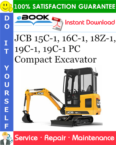 Thumbnail ☆☆ Best ☆☆ JCB 15C-1, 16C-1, 18Z-1, 19C-1, 19C-1 PC Compact Excavator Service Repair Manual
