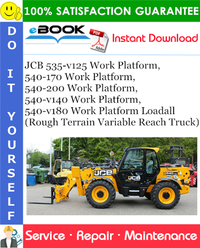 Thumbnail ☆☆ Best ☆☆ JCB 535-v125 Work Platform, 540-170 Work Platform, 540-200 Work Platform, 540-v140 Work Platform, 540-v180 Work Platform Loadall (Rough Terrain Variable Reach Tr