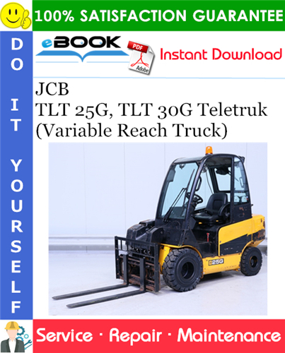 Thumbnail ☆☆ Best ☆☆ JCB TLT 25G, TLT 30G Teletruk (Variable Reach Truck) Service Repair Manual