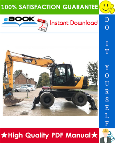 Thumbnail ☆☆ Best ☆☆ JCB JS130W, JS145W, JS160W, JS175W Wheeled Excavators Service Repair Manual