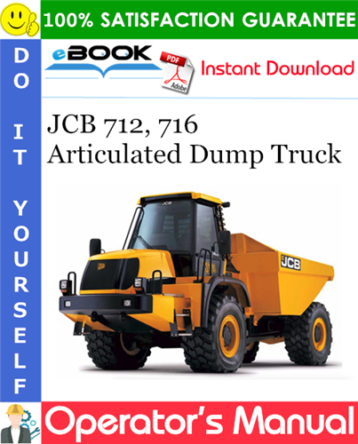 Thumbnail ☆☆ Best ☆☆ JCB 712, 716 Articulated Dump Truck Operators Manual
