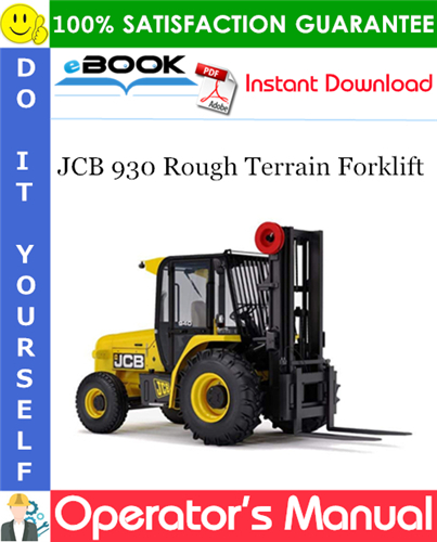 Thumbnail ☆☆ Best ☆☆ JCB 930 Rough Terrain Forklift Operators Manual
