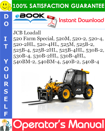 Thumbnail ☆☆ Best ☆☆ JCB Loadall (520 Farm Special, 520M, 520-2, 520-4, 520-2HL, 520-4HL, 525M, 525B-2, 525B-4, 525B-2HL, 525B-4HL, 530B-2, 530B-4, 530B-2HL, 530B-4HL, 540BM-2, 540BM