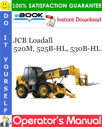 Thumbnail ☆☆ Best ☆☆ JCB Loadall 520M, 525B-HL, 530B-HL Operators Manual