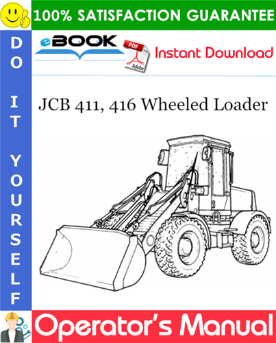 Thumbnail ☆☆ Best ☆☆ JCB 411, 416 Wheeled Loader Operators Manual