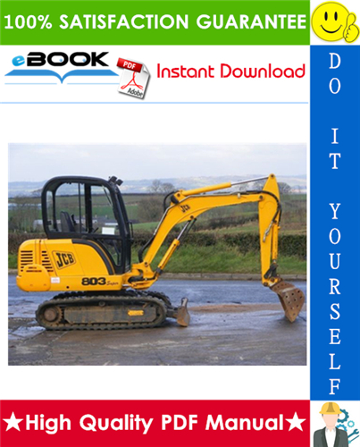 Thumbnail ☆☆ Best ☆☆ JCB 802.7, 803, 804 Mini Crawler Excavator Service Repair Manual