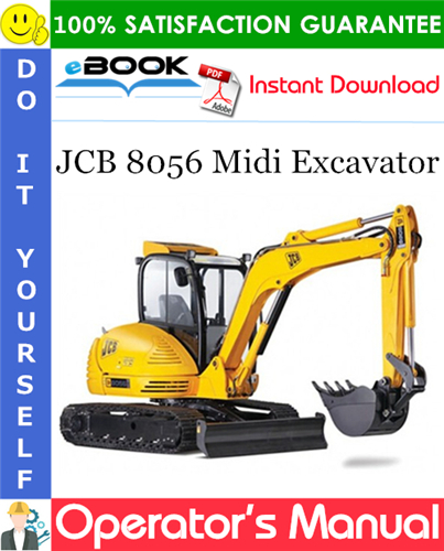 Thumbnail ☆☆ Best ☆☆ JCB 8056 Midi Excavator Operators Manual