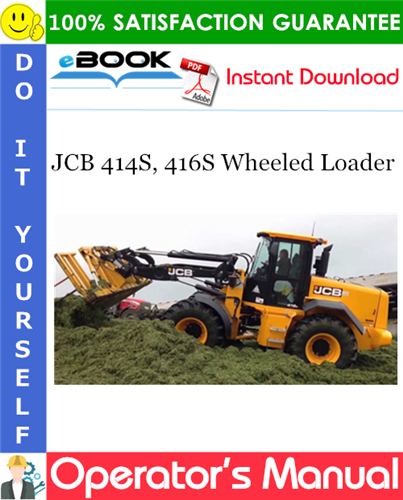 Thumbnail ☆☆ Best ☆☆ JCB 414S, 416S Wheeled Loader Operators Manual