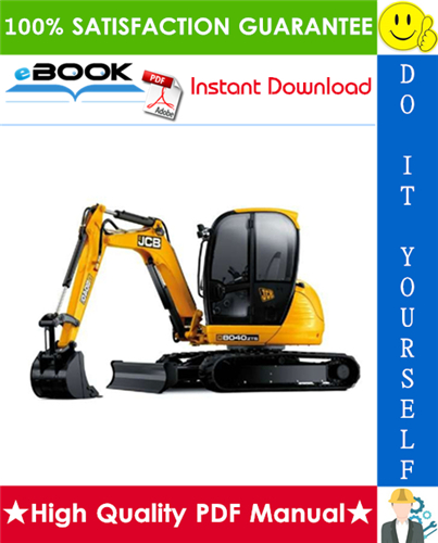 Thumbnail ☆☆ Best ☆☆ JCB 8040ZTS, 8045ZTS, 8050ZTS, 8050RTS Mini Crawler Excavator Service Repair Manual