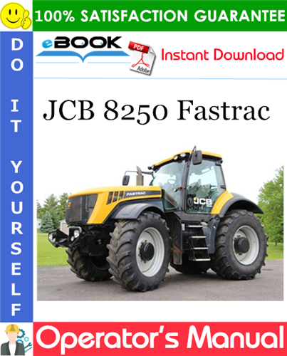 Thumbnail ☆☆ Best ☆☆ JCB 8250 Fastrac Operators Manual (from serial number 1139000)