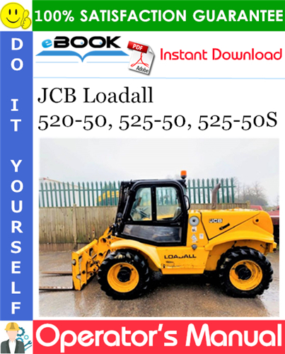 Thumbnail ☆☆ Best ☆☆ JCB 520-50, 525-50, 525-50S Loadall Operators Manual