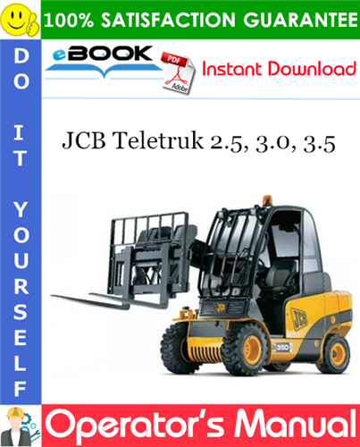 Thumbnail ☆☆ Best ☆☆ JCB Teletruk 2.5, 3.0, 3.5 Operators Manual #2