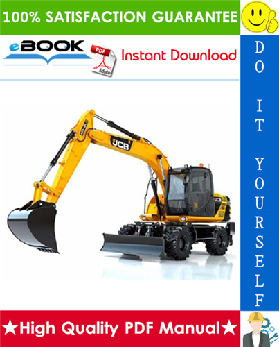 Thumbnail ☆☆ Best ☆☆ JCB JS145W, JS165W Wheeled Excavator Service Repair Manual
