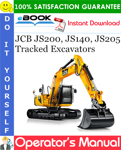 Thumbnail ☆☆ Best ☆☆ JCB JS200, JS140, JS205 Tracked Excavators Operators Manual