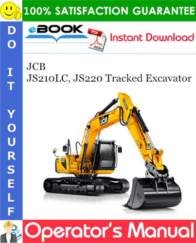 Thumbnail ☆☆ Best ☆☆ JCB JS210LC, JS220 Tracked Excavator Operators Manual