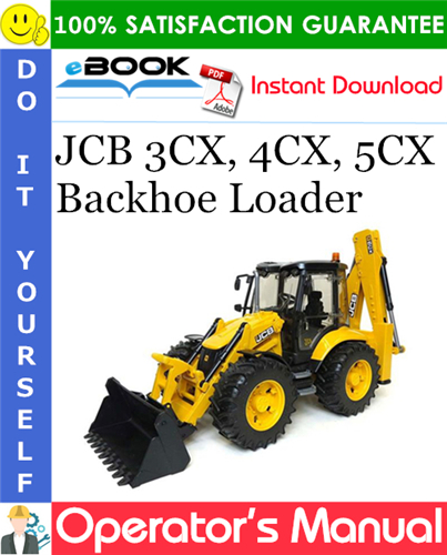 Thumbnail ☆☆ Best ☆☆ JCB 3CX, 4CX, 5CX Backhoe Loader Operators Manual #2