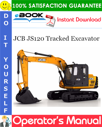Thumbnail ☆☆ Best ☆☆ JCB JS120 Tracked Excavator Operators Manual (From Serial Number: 02425471 to 02426000) Thumbnail ☆☆ Best ☆☆ JCB JS120 Tracked Excavator Operators Manual (From Serial Number: 02425471 to 02426000)