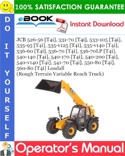 Thumbnail ☆☆ Best ☆☆ JCB 526-56 [T4i], 531-70 [T4i], 533-105 [T4i], 535-95 [T4i], 535-v125 [T4i], 535-v140 [T4i], 536-60 [T4i], 536-70 [T4i], 536-70LP [T4i], 540-140 [T4i], 540-170 [