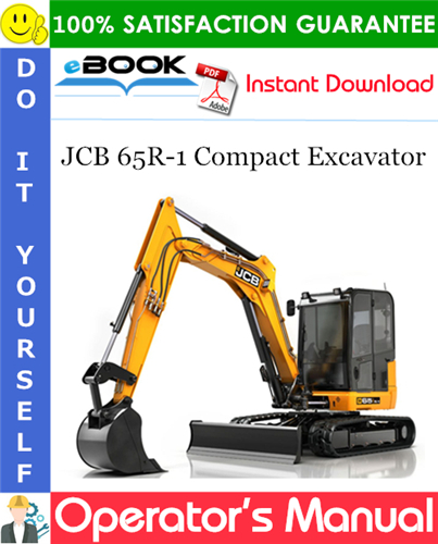 Thumbnail ☆☆ Best ☆☆ JCB 65R-1 Compact Excavator Operators Manual