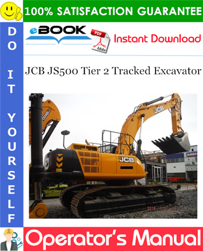 Thumbnail ☆☆ Best ☆☆ JCB JS500 Tier 2 Tracked Excavator Operators Manual