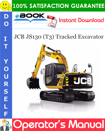 Thumbnail ☆☆ Best ☆☆ JCB JS130 (T3) Tracked Excavator Operators Manual