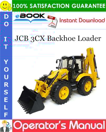 Thumbnail ☆☆ Best ☆☆ JCB 3CX Backhoe Loader Operators Manual (From Serial Number: 2615002, 1918307)