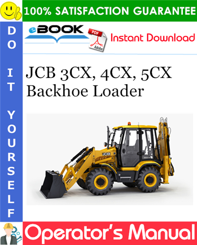 Thumbnail ☆☆ Best ☆☆ JCB 3CX, 4CX, 5CX Backhoe Loader Operators Manual #3