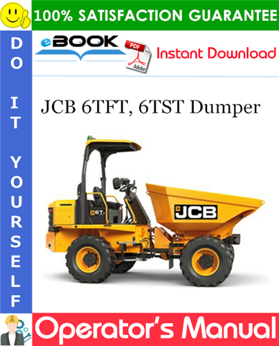 Thumbnail ☆☆ Best ☆☆ JCB 6TFT, 6TST Dumper Operators Manual Thumbnail ☆☆ Best ☆☆ JCB 6TFT, 6TST Dumper Operators Manual