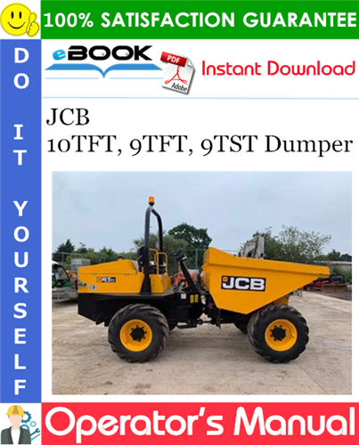 Thumbnail ☆☆ Best ☆☆ JCB 10TFT, 9TFT, 9TST Dumper Operators Manual