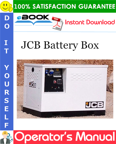 Thumbnail ☆☆ Best ☆☆ JCB Battery Box Operators Manual