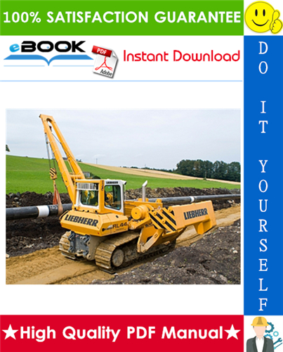 Thumbnail ☆☆ Best ☆☆ Liebherr RL 44 64 Pipe Layer Series 4 Litronic Service Repair Manual