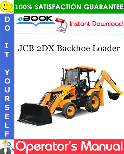 Thumbnail ☆☆ Best ☆☆ JCB 2DX Backhoe Loader Operators Manual