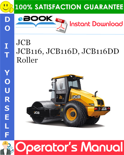 Thumbnail ☆☆ Best ☆☆ JCB JCB116, JCB116D, JCB116DD Roller Operators Manual