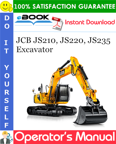 Thumbnail ☆☆ Best ☆☆ JCB JS210, JS220, JS235 Excavator Operators Manual