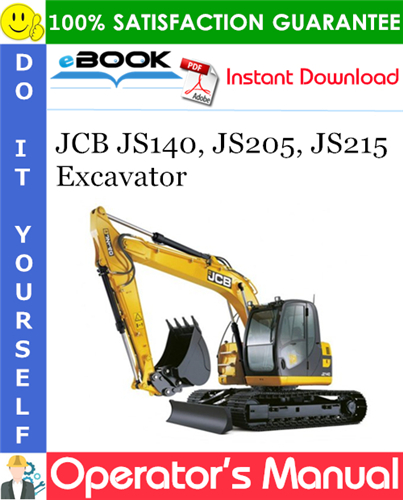 Thumbnail ☆☆ Best ☆☆ JCB JS140, JS205, JS215 Excavator Operators Manual