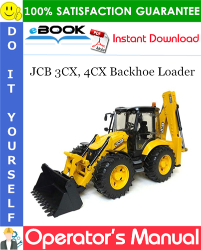 Thumbnail ☆☆ Best ☆☆ JCB 3CX, 4CX Backhoe Loader Operators Manual (from Serial Number: 2691366)