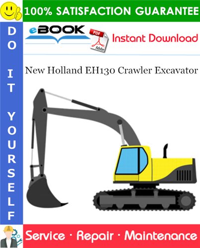 Thumbnail ☆☆ Best ☆☆ New Holland EH130 Crawler Excavator Service Repair Manual