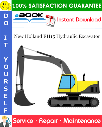 Thumbnail ☆☆ Best ☆☆ New Holland EH15 Hydraulic Excavator Service Repair Manual