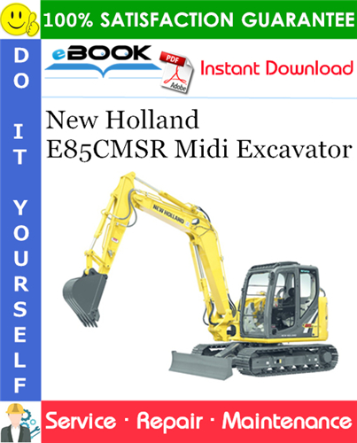 Thumbnail ☆☆ Best ☆☆ New Holland E85CMSR Midi Excavator Service Repair Manual