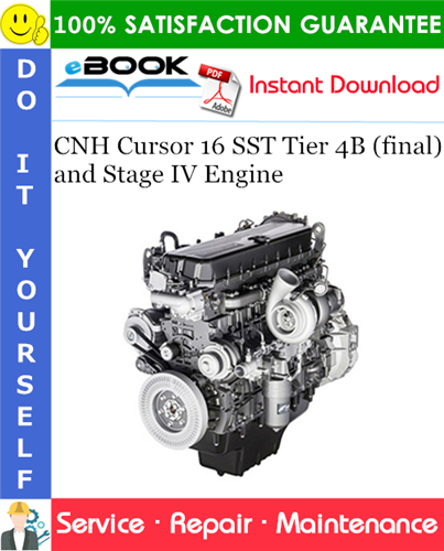 Thumbnail ☆☆ Best ☆☆ CNH Cursor 16 SST Tier 4B (final) and Stage IV Engine Service Repair Manual 