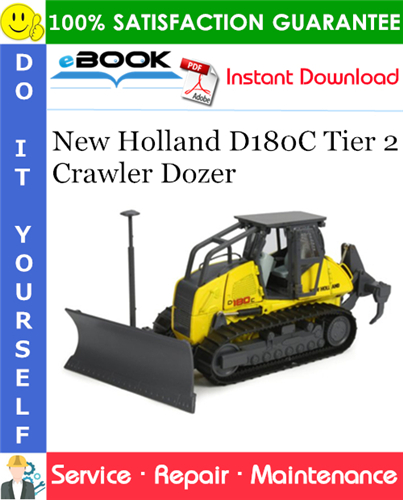 Thumbnail ☆☆ Best ☆☆ New Holland D180C Tier 2 Crawler Dozer Service Repair Manual #1