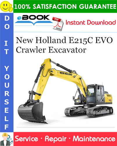 Thumbnail ☆☆ Best ☆☆ New Holland E215C EVO Crawler Excavator Service Repair Manual
