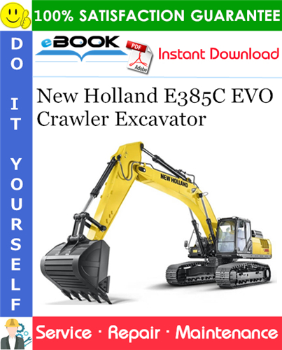 Thumbnail ☆☆ Best ☆☆ New Holland E385C EVO Crawler Excavator Service Repair Manual