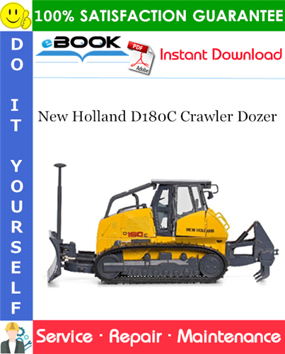 Thumbnail ☆☆ Best ☆☆ New Holland D180C Crawler Dozer Service Repair Manual #1