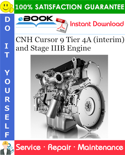 Thumbnail ☆☆ Best ☆☆ CNH Cursor 9 Tier 4A (interim) and Stage IIIB Engine Service Repair Manual 