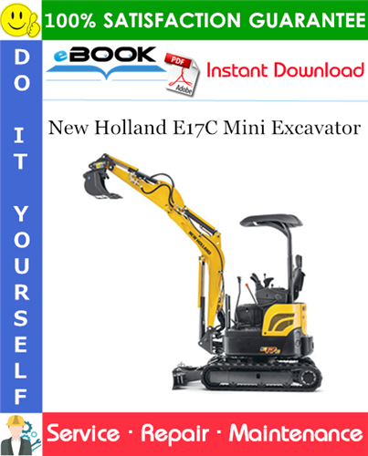 Thumbnail ☆☆ Best ☆☆ New Holland E17C Mini Excavator Service Repair Manual